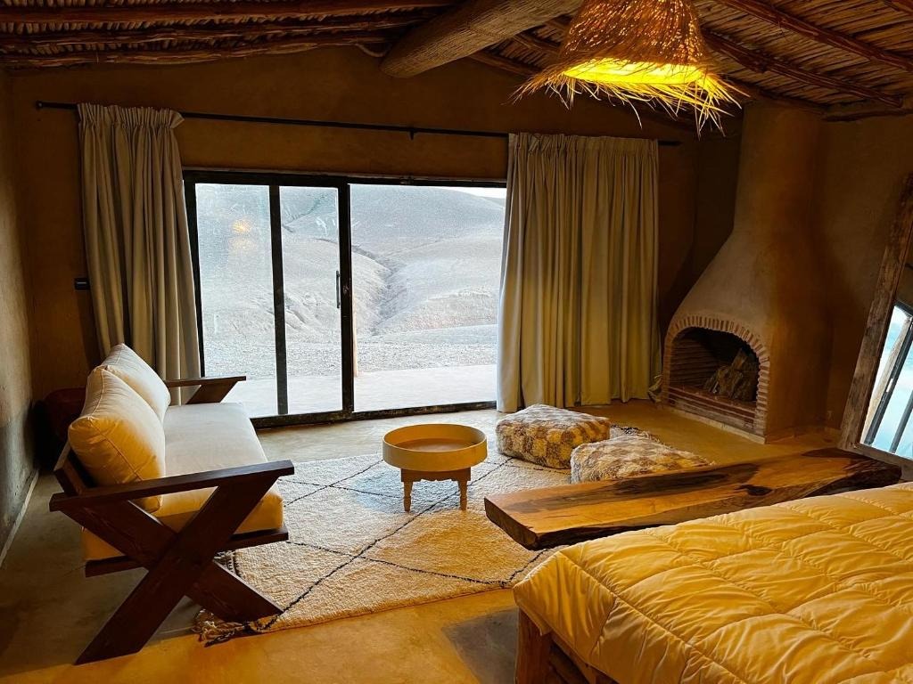 Chambre lodge confortable, Alkamar Camp Agafay